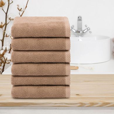 Linum Home Textiles 6-piece Turkish Cotton Ediree Hand Towel Set