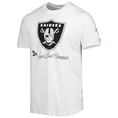 Men's New Era White Las Vegas Raiders Historic Champs T-Shirt