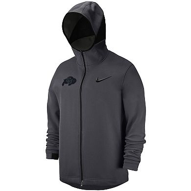 Men's Nike Anthracite Colorado Buffaloes Tonal Showtime Full-Zip Hoodie Jacket