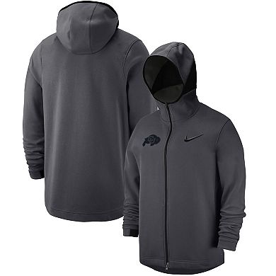 Men's Nike Anthracite Colorado Buffaloes Tonal Showtime Full-Zip Hoodie Jacket