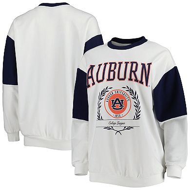 Women's Gameday Couture Navy Auburn Tigers It's A Vibe Dolman Pullover Sweatshirt