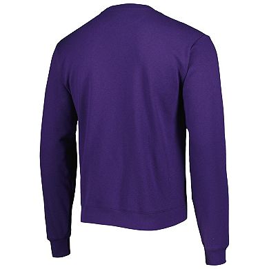 Men's League Collegiate Wear Purple LSU Tigers 1965 Arch Essential Lightweight Pullover Sweatshirt