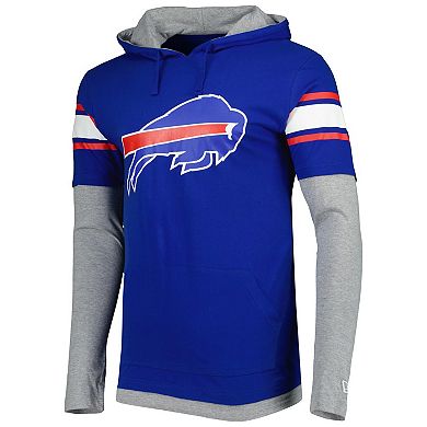 Men's New Era Royal Buffalo Bills Long Sleeve Hoodie T-Shirt