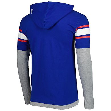 Men's New Era Royal Buffalo Bills Long Sleeve Hoodie T-Shirt