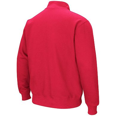 Men's Colosseum Red Western Kentucky Hilltoppers Tortugas Quarter-Zip Sweatshirt