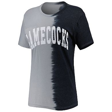 Women's Gameday Couture Black South Carolina Gamecocks Find Your Groove Split-Dye T-Shirt