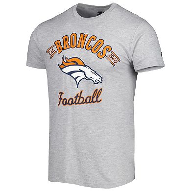 Men's Starter Heathered Gray Denver Broncos Prime Time T-Shirt