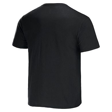 Men's NFL x Darius Rucker Collection by Fanatics Black Carolina Panthers Band T-Shirt