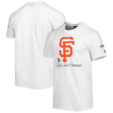 Men's New Era White San Francisco Giants Historical Championship T-Shirt