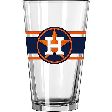 Houston Astros 16oz. Stripe Pint Glass