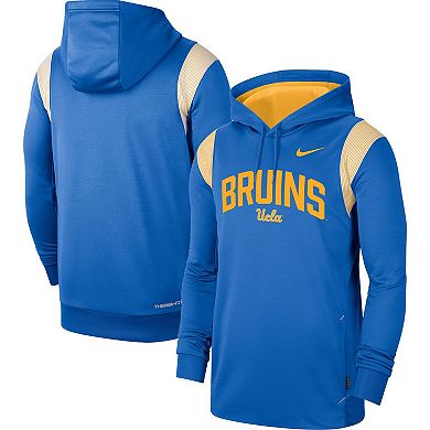 Men's Nike Blue UCLA Bruins 2022 Game Day Sideline Performance Pullover Hoodie