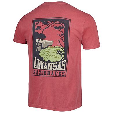 Men's Crimson Arkansas Razorbacks Hyperlocal Tree T-Shirt