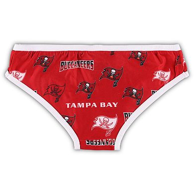 Women's Concepts Sport Red Tampa Bay Buccaneers Breakthrough Allover Print Knit Panty