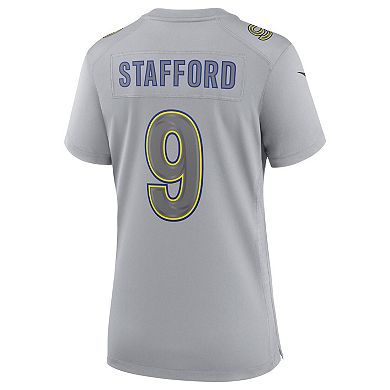 Women's Nike Matthew Stafford Gray Los Angeles Rams Atmosphere Fashion Game Jersey