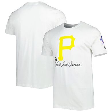 Men's New Era White Pittsburgh Pirates Historical Championship T-Shirt