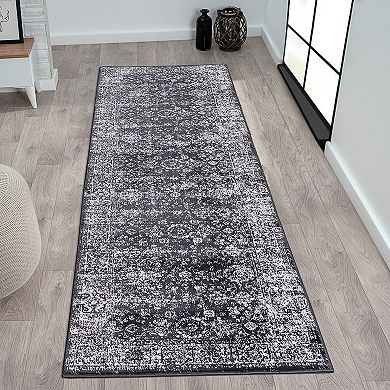 Madison Park Earl Distressed Vintage Persian Woven Area Rug