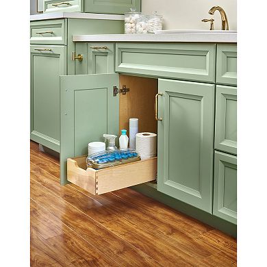 Rev-a-shelf 11" Pullout Kitchen Cabinet Drawer W/ Soft-close, 4wdb-1218sc-1