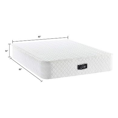BIKAHOM Bi-Comfer 14 Inch Inflatable Mattress with Built In Air Pump, Full Size