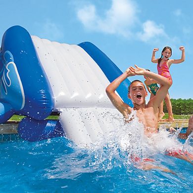 Intex Inflatable Play Center Water Slide with Floating Island Lounge