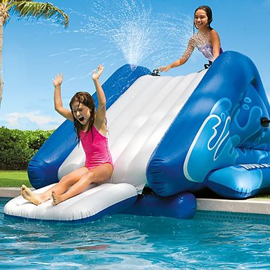 Intex Inflatable Play Center Water Slide with Floating Island Lounge