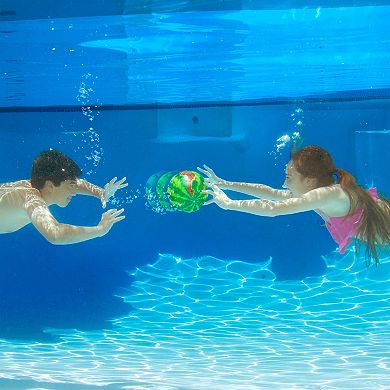 Banzai Melon Madness Pool Challenge Underwater Water-Filled Ball w/ Target Hoop