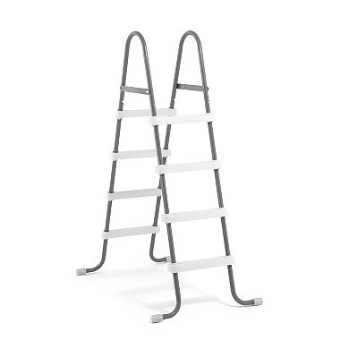 Intex 10ft x 30in Metal Frame Above Ground Pool & Intex Steel Frame Pool Ladder