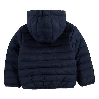 Baby Boy Nike Hooded Puffer Fleece Lined Heavyweight Jacket