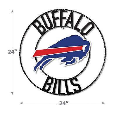 Buffalo Bills Wrought Iron Wall Art