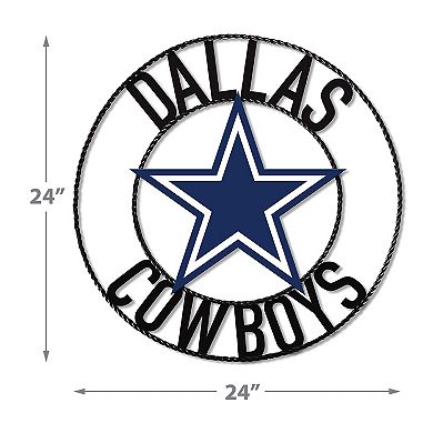 Dallas Cowboys Wrought Iron Wall Art