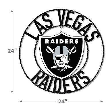 Las Vegas Raiders Wrought Iron Wall Art
