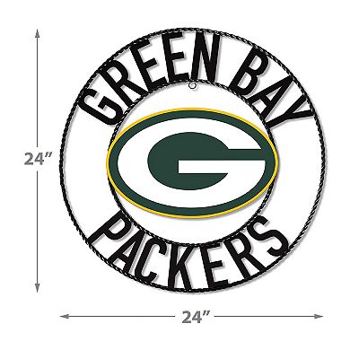 Green Bay Packers Wrought Iron Wall Art