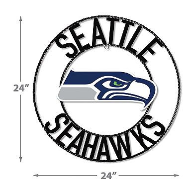 Seattle Seahawks Wrought Iron Wall Art