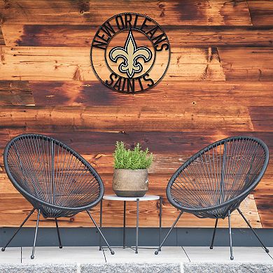 New Orleans Saints Wrought Iron Wall Art