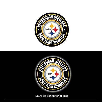 Pittsburgh Steelers Home Team Advantage LED Wall Décor
