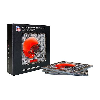 Cleveland Browns 5D Technology Coaster Set