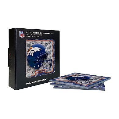 Denver Broncos 5D Technology Coaster Set