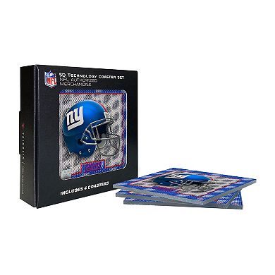 New York Giants 5D Technology Coaster Set