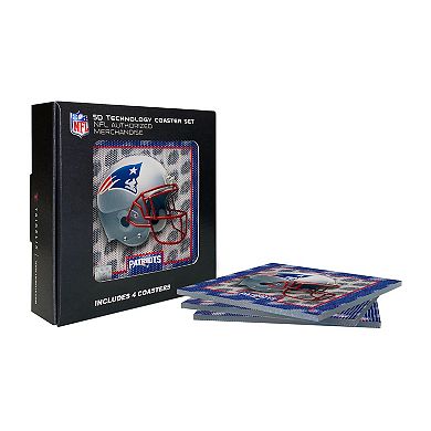 New England Patriots 5D Technology Coaster Set