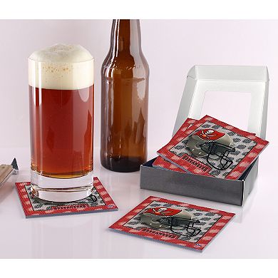 Tampa Bay Buccaneers 5D Technology Coaster Set