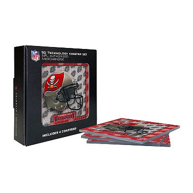 Tampa Bay Buccaneers 5D Technology Coaster Set