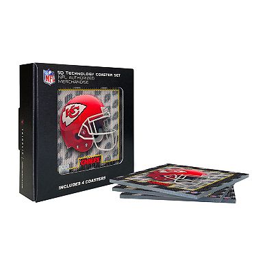 Kansas City Chiefs 5D Technology Coaster Set