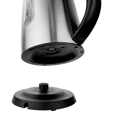 Brentwood 1 Liter Stainless Steel Cordless Electric Kettle