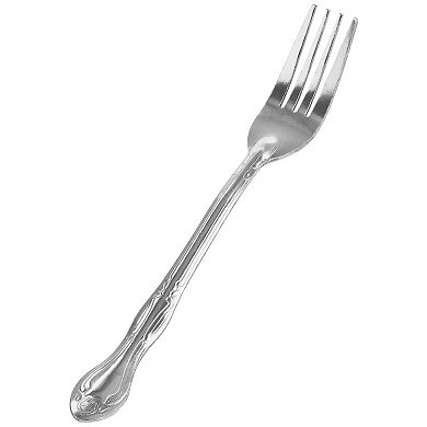 Gibson Everyday Abbie 4 Piece Stainless Steel Dinner Fork Set