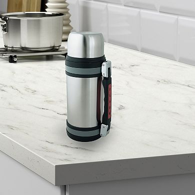 Brentwoo 1.2L Vacuum S/S Bottle With Handle