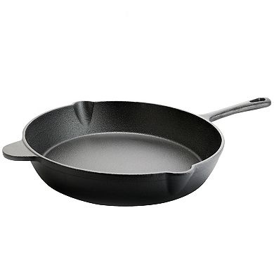 General Store Addlestone 12 in. Pre-Seasoned Round Cast Iron Frying Pan