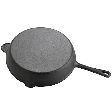 General Store Addlestone 12 in. Pre-Seasoned Round Cast Iron Frying Pan