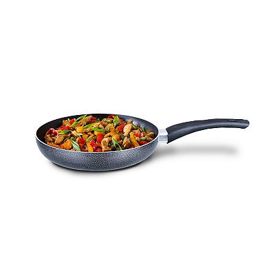 Brentwood Frying Pan Aluminum Non-Stick 12 Inch Non-Stick Aluminum Pan in Gray