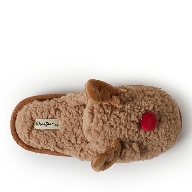 Kid's Dearfoams Reindeer Scuff Slippers