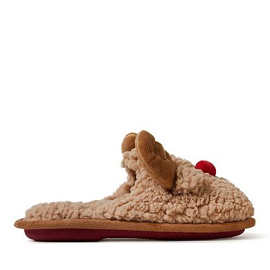 Kid's Dearfoams Reindeer Scuff Slippers