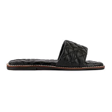 Rag & Co Odalta Women's Leather Slide Sandals